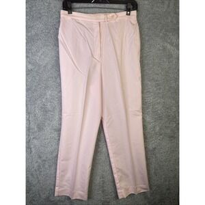 Vintage Inner Visions by Ship N Shore Women's Pleated Pink Stretch Pants 28x27.5